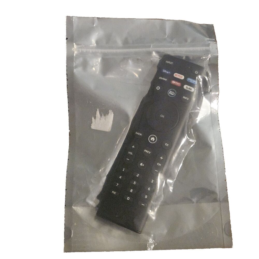 VIZIO XRT140R Smart TV Remote Control SmartCast Netflix Prime Vudu Black